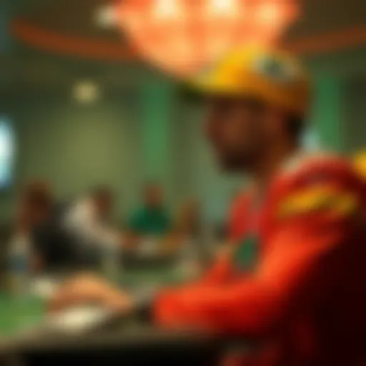 Aaron Rodgers engaging in a betting conversation