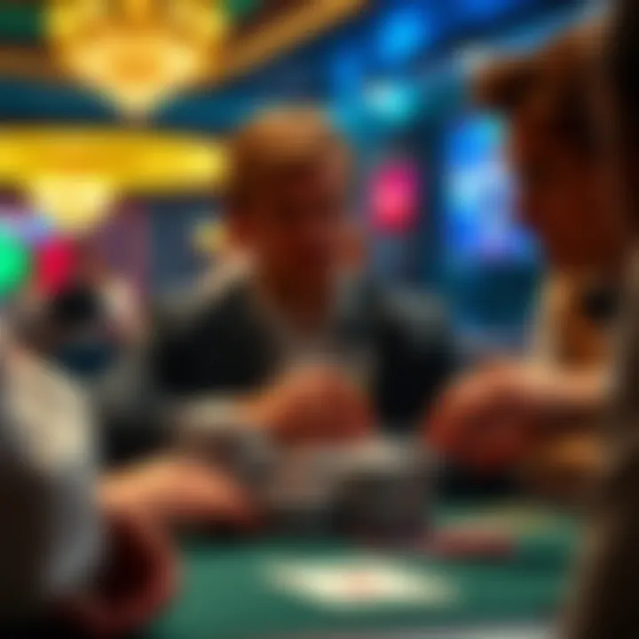 Psychological Influences in Poker Conceptual illustration of psychological factors in decision-making