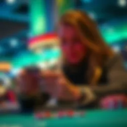 User engaging with a betting app on a smartphone