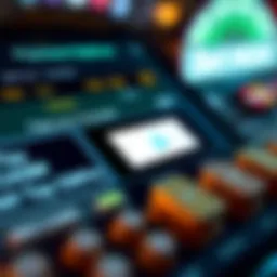 A close-up of digital payment options for online gambling