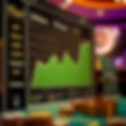 An analytical chart depicting various betting strategies