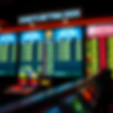 Betting Odds Display on Screen