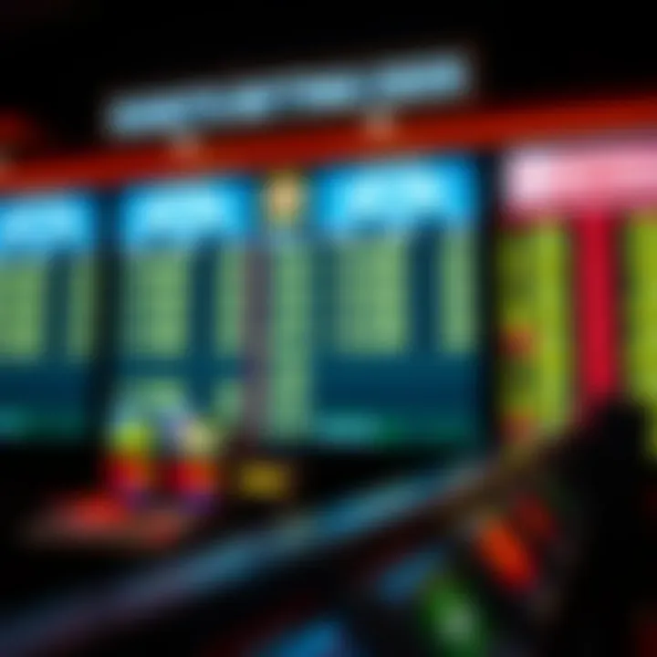 Betting Odds Display on Screen