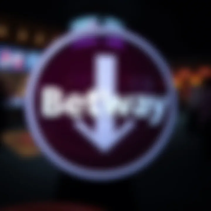 Graphic showcasing the Betway logo with a download symbol