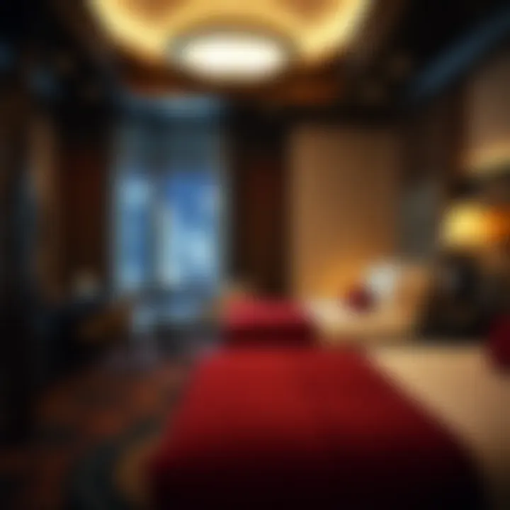 Sumptuous Accommodations at Borgata Luxurious hotel room at Borgata