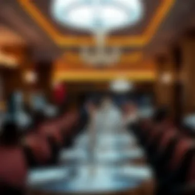 Exquisite Dining at Borgata Elegant dining setting at Borgata's top restaurant