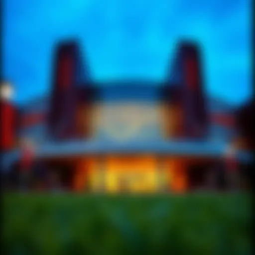 Exterior view of the Buffalo Seneca Niagara Casino showcasing its modern architecture
