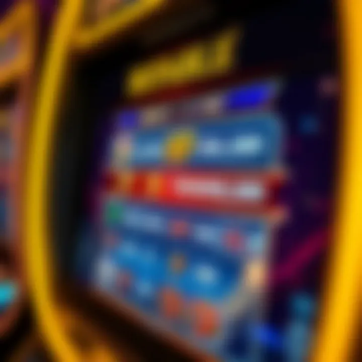 Paytable Insights of Buffalo Slots Close-up of a paytable showcasing potential winnings on a Buffalo slot