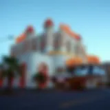 Exterior view of the iconic Cal Neva Hotel and Casino showcasing its unique architecture