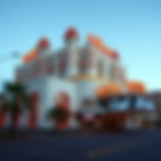 Exterior view of the iconic Cal Neva Hotel and Casino showcasing its unique architecture