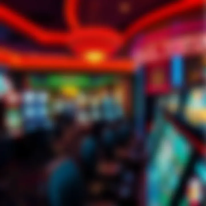 Vibrant Gaming Experience at Cal Neva Interior gaming area filled with various casino games and vibrant decor