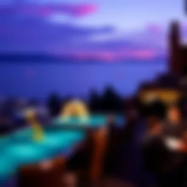 Stunning Lake Tahoe Views from Cal Neva Scenic view of Lake Tahoe from the hotel showcasing recreational activities
