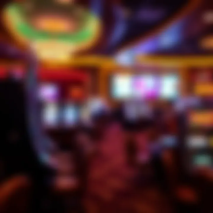 Vibrant Gaming Area Inside Casino Bay St. Louis Interior of a vibrant gaming area at Casino Bay