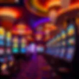 Vibrant Gaming Atmosphere at Casino Del Sol Exciting gaming floor at Casino Del Sol showcasing vibrant slot machines