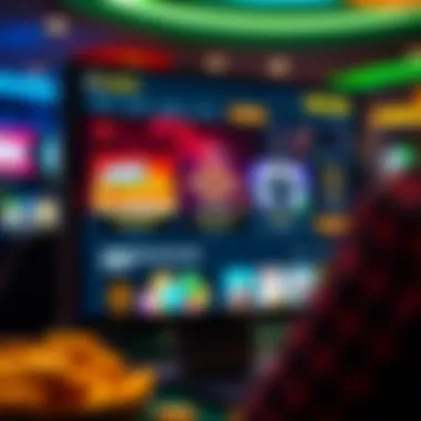Online Casino Interface An engaging online casino interface displaying attractive offers