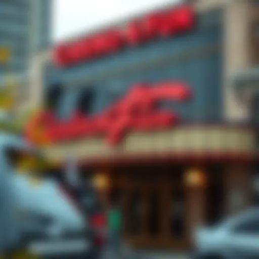 Exterior view of Casino4Fun showcasing its vibrant signage