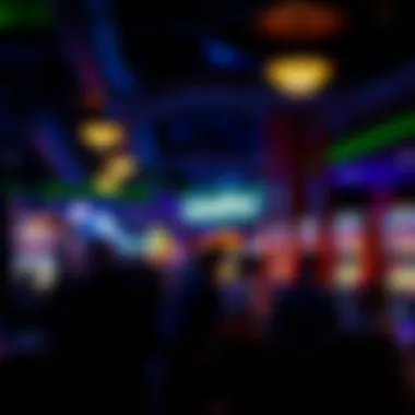 Atmosphere of Fun at Casino4Fun Lively atmosphere depicting patrons enjoying their time at the casino