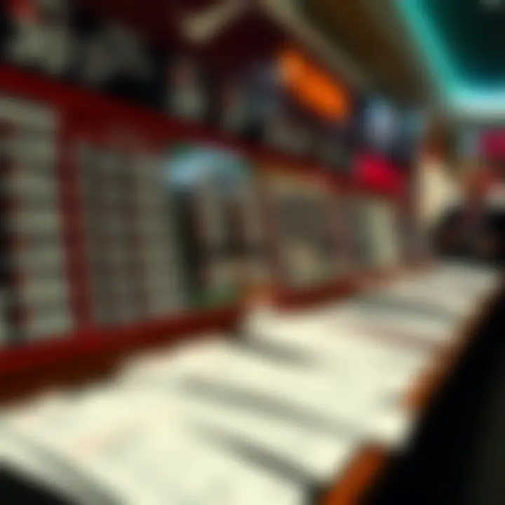 Diverse Betting Options at Cheltenham Various betting slips and odds displayed for race participants