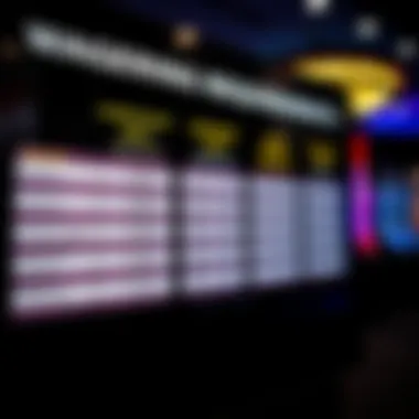 Comparison of Wagering Requirements Chart comparing different wagering requirements across platforms