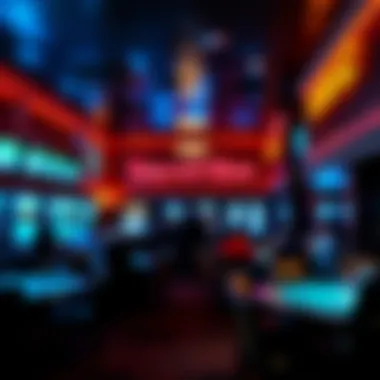 Interior view of Texas Card House highlighting the unique ambiance and player interactions.