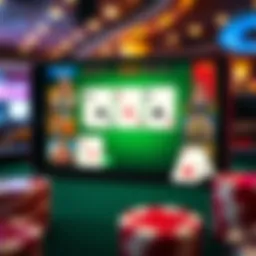 Interface of a popular poker app showcasing various game modes