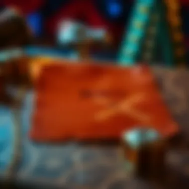 The Quest for Treasure A map marked with 'X' indicating hidden treasure