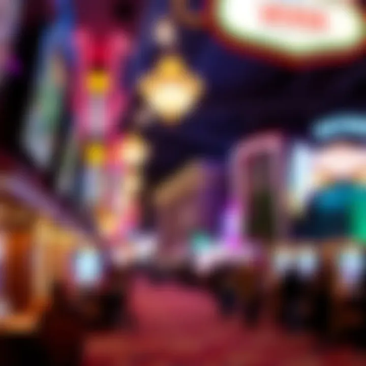 Vibrant Entertainment Scene in Las Vegas Exciting entertainment scene with shows and events in Las Vegas