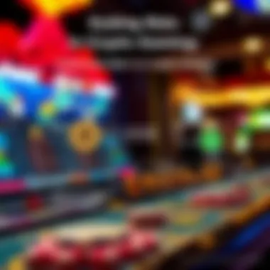 Graphical representation of bitcoin risk factors in gaming