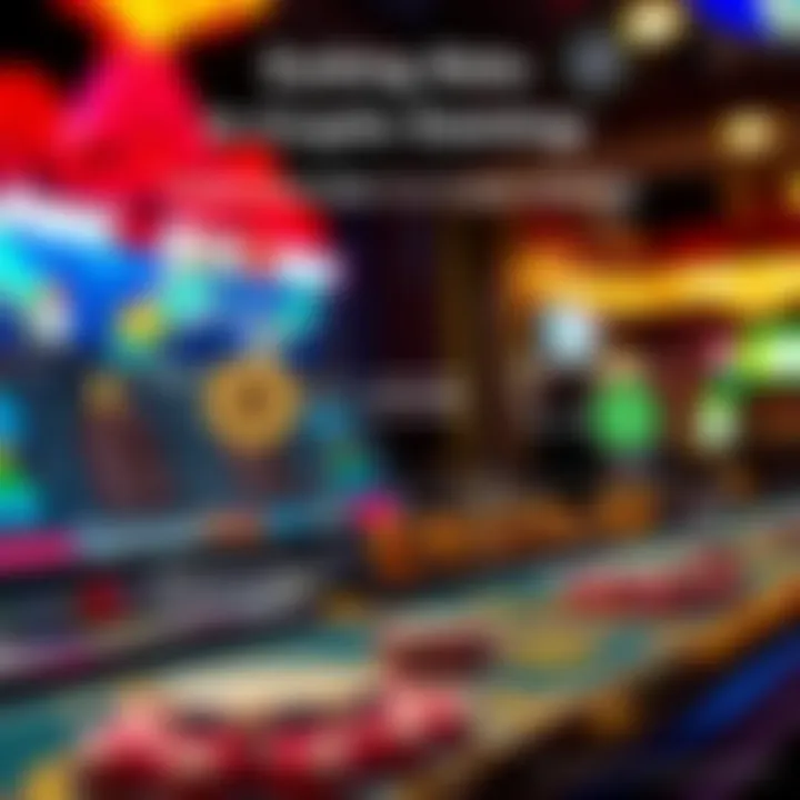 Graphical representation of bitcoin risk factors in gaming