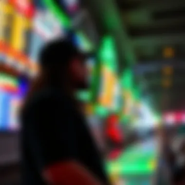 Customer enjoying the betting experience at El Cortez Sportsbook