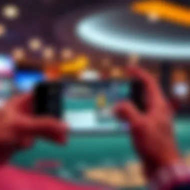 Mobile experience of Encore Sportsbook displayed on a smartphone