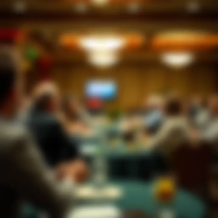 Community Meeting on Casino Impact Community meeting discussing the impact of new casinos on local economy and culture