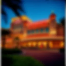 Exterior view of Alabama Coushatta Casino showcasing its architecture