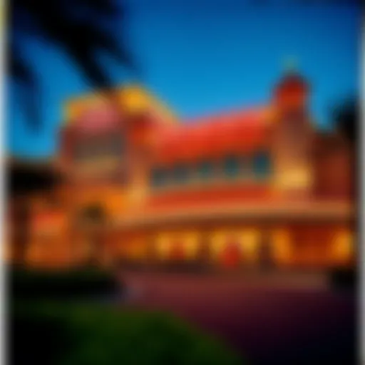 Exterior view of Alabama Coushatta Casino showcasing its architecture