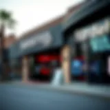 Exterior view of Barstool Bets store showcasing its modern design
