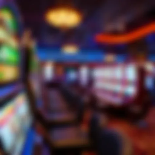 Luxurious gaming area at Belterra Casino