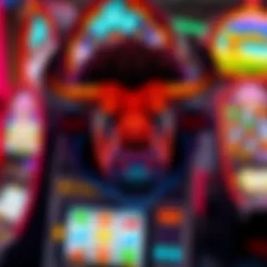 A captivating buffalo slot machine display showcasing vibrant graphics and exciting animations