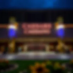 Exterior view of Caesars Casino in Evansville