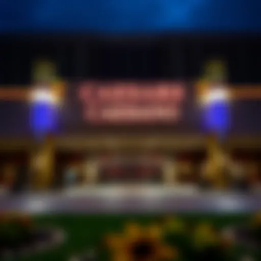 Exterior view of Caesars Casino in Evansville