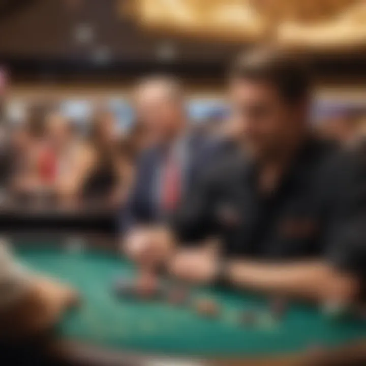 Local community members enjoying casino events