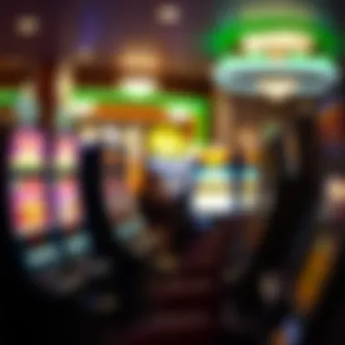 Diverse Slot Machine Options An engaging slot machine area, highlighting the variety of gaming options available to visitors.