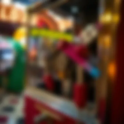 Detailed view of a classic coin flipper machine showcasing its intricate mechanics