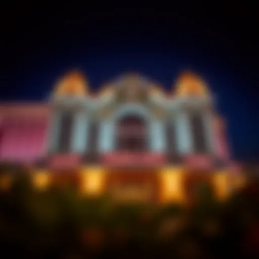 Exterior view of Caesars Casino showcasing its grand architecture