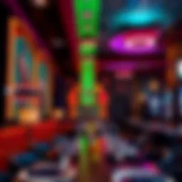 Vibrant dining area of El Fenix showcasing colorful decor and inviting ambiance