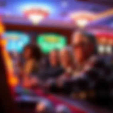 Community Spirit in Bingo Gameplay A group of enthusiastic players engaging in a cozy bingo session
