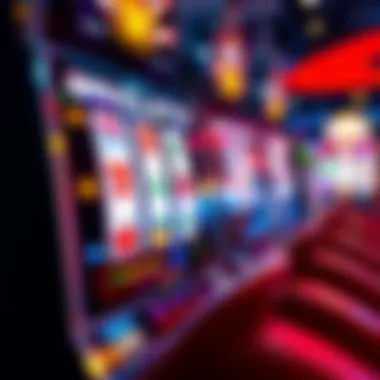 Digital Slot Machine Experience Vibrant depiction of a digital slot machine interface