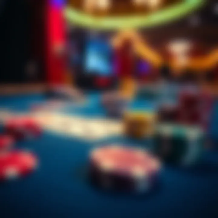 The Classic Appeal of Poker in Gambling A close-up of poker chips and cards on a table