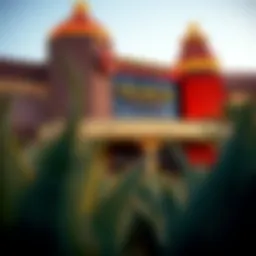 Exterior view of Gila River Casino showcasing its vibrant architecture