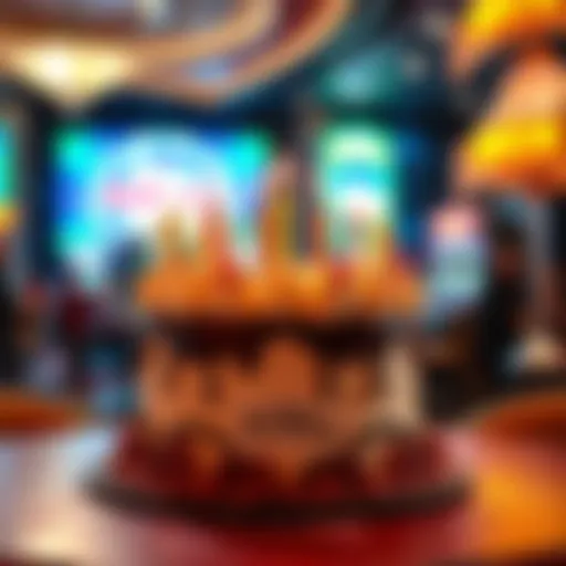 Celebratory Birthday Cake Celebratory birthday cake at Hollywood Casino.