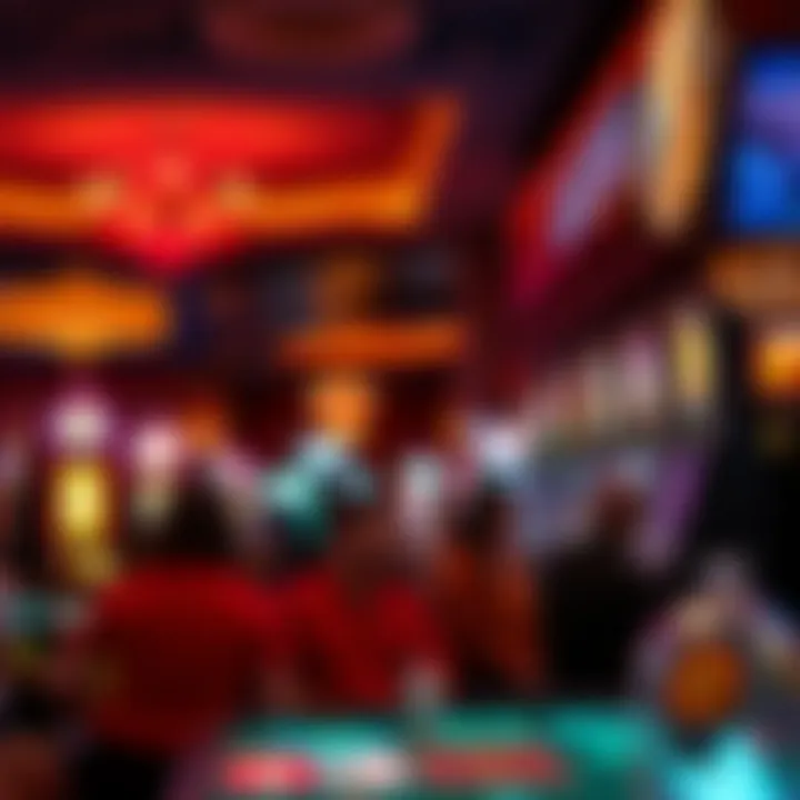 Lively atmosphere inside Hollywood Casino during a birthday celebration.